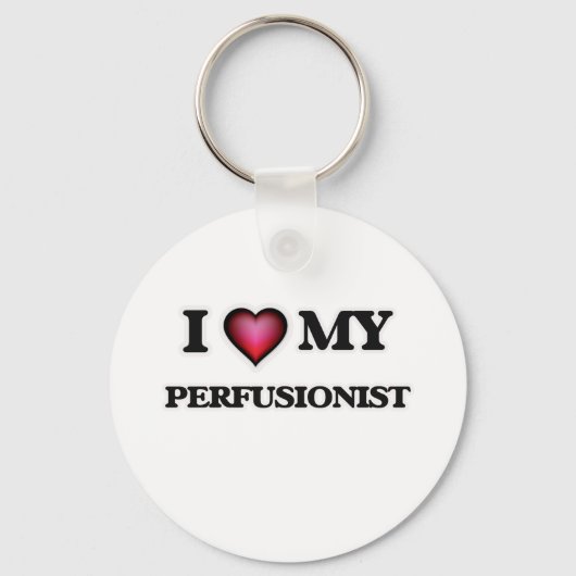私は私のperfusionist大好き キーホルダー (正面)