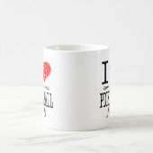 私は私のPickleball家族の発言を愛します コーヒーマグカップ (中央)