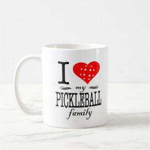 私は私のPickleball家族の発言を愛します コーヒーマグカップ