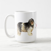 私は私のPONを愛します コーヒーマグカップ (左)