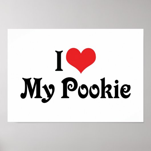 私は私のpookieが大好き ポスター (正面)