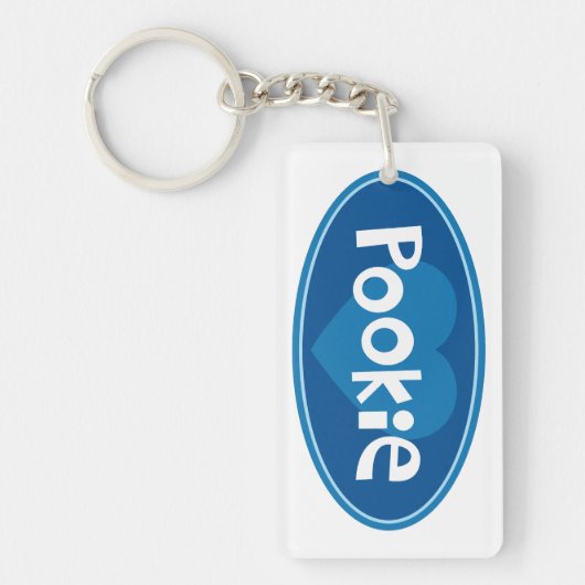 私は私のPookieを愛します キーホルダー (正面)