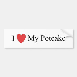 私は私のPotcakeを愛します バンパーステッカー