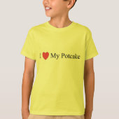 私は私のPotcakeを愛します Tシャツ (正面)