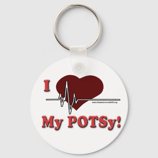 私は私のPOTSyキーチェーンが大好き キーホルダー (正面)