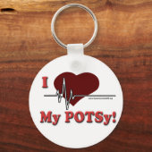 私は私のPOTSyキーチェーンが大好き キーホルダー (正面)