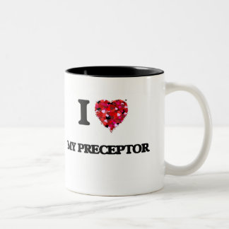 私は私のPreceptorを愛します ツートーンマグカップ
