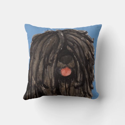 私は私のPuliを愛します クッション (裏面)