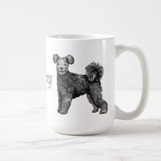 私は私のPumiを愛します コーヒーマグカップ (右)