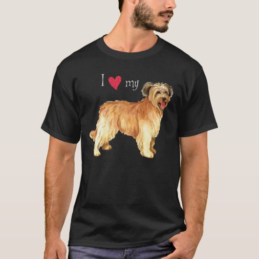 私は私のPyrenean羊飼いを愛します Tシャツ (正面)