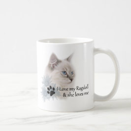 私は私のragdollを愛します コーヒーマグカップ