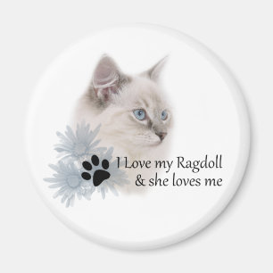私は私のragdollを愛します マグネット