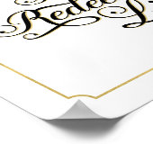 私は私のRedeemer Livesアートポスター、金ゴールドフレームを知っている ポスター (角)