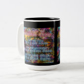 私は私のrheumatoid病気のマグではないです ツートーンマグカップ (正面左)