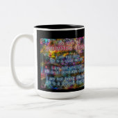 私は私のrheumatoid病気のマグではないです ツートーンマグカップ (左)