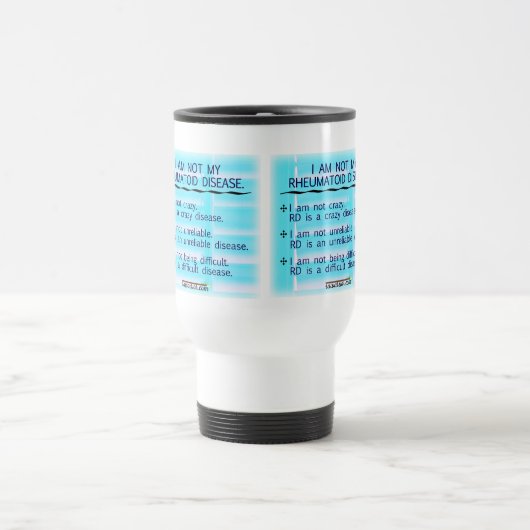 私は私のrheumatoid病気のマグではないです トラベルマグ (中央)