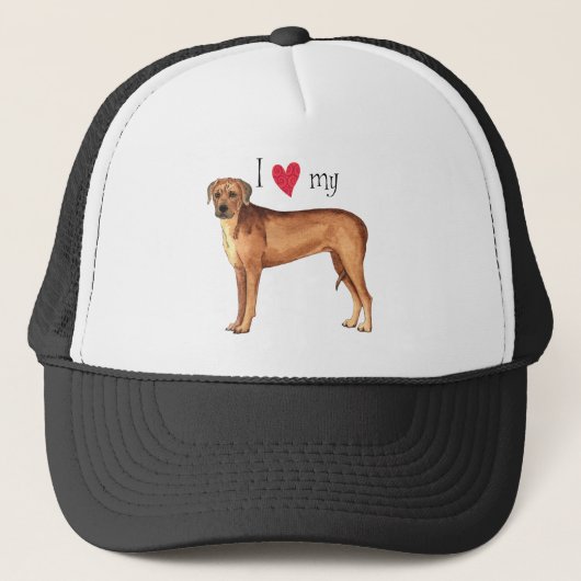 私は私のRhodesian Ridgebackを愛します キャップ (正面)