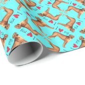 私は私のRhodesian Ridgebackを愛します ラッピングペーパー (ロールコーナー)