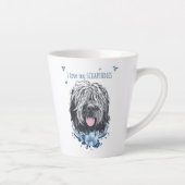 私は私のSchapendoesコーヒーマグのポスタートートバッグP大好き カフェラテマグ (右)