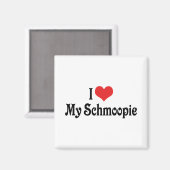 私は私のschmoopieが大好き マグネット (正面/裏面)