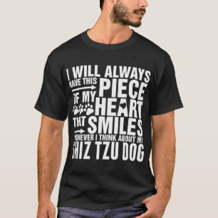 私は私のShiz Tzu犬のTシャツについて考えます Tシャツ