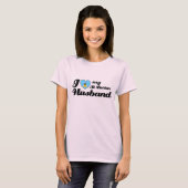 私は私のSt Lucianの夫を愛します Tシャツ (正面フル)