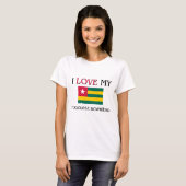 私は私のTogoleseボーイフレンドを愛します Tシャツ (正面フル)