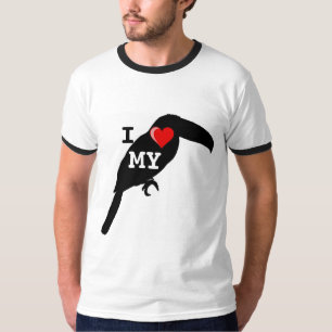 私は私のtoucan愛します tシャツ