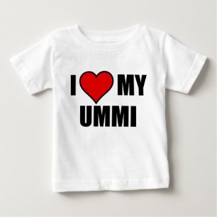 私は私のUMMIを愛します ベビーTシャツ