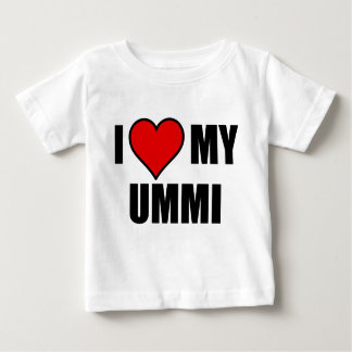 私は私のUMMIを愛します ベビーTシャツ