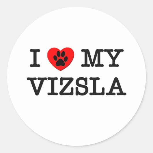 私は私のVIZSLAが大好き ラウンドシール (正面)