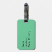 私は私のVizslaを愛します ラゲッジタグ (裏面縦)