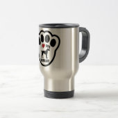 私は私のWeimaranerの足のプリントを愛します トラベルマグ (正面右)