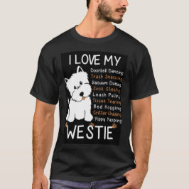 私は私のWestieを愛します Tシャツ
