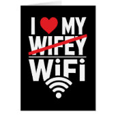 私は私のWiFiを愛している（Wifeyではない） おもしろい - (正面)