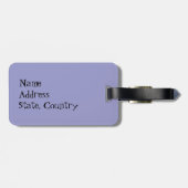 私は私のWirehairedダックスフントを愛します ラゲッジタグ (裏面横)