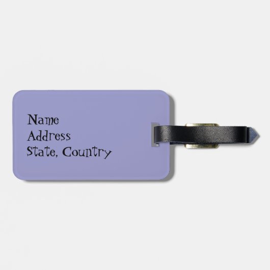 私は私のWirehairedダックスフントを愛します ラゲッジタグ (裏面横)