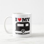 私は私のwobbleboxを愛します コーヒーマグカップ (左)