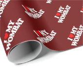 私は私のWOMBATを愛します ラッピングペーパー (ロールコーナー)