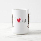 私は私のXoloを愛します コーヒーマグカップ (中央)