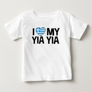 私は私のYia Yiaが大好き ベビーTシャツ