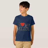私は私のZeideを愛します Tシャツ (正面フル)