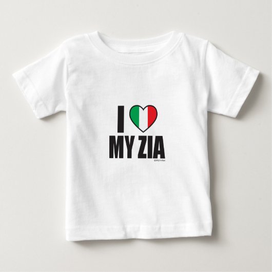 私は私のZIAが大好き.ai ベビーTシャツ (正面)