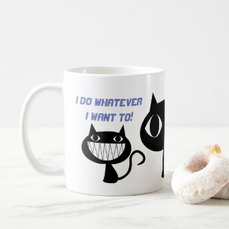 私は私はおもしろいなCATのコーヒー・マグがほしいと思うものします コーヒーマグカップ