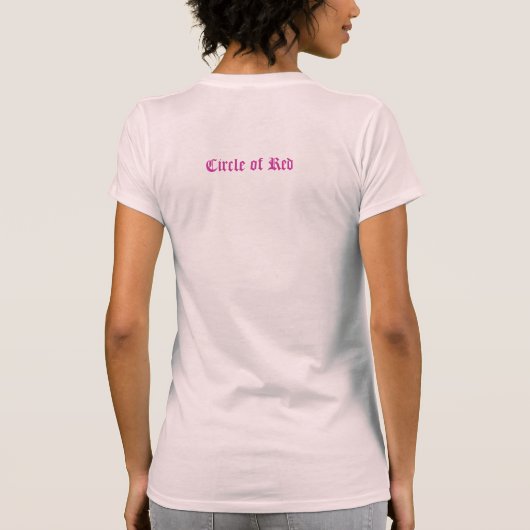 私は私はちょうどギタリストがほしいと思うグルーピーではないです Tシャツ (裏面)