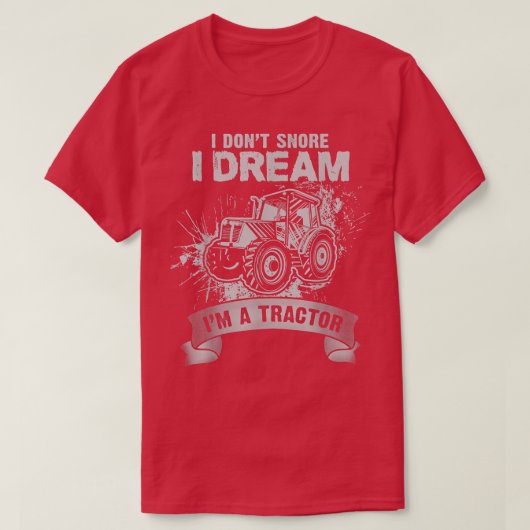 私は私はトラクター農家Dである夢を奪わないおもしろい Tシャツ (デザイン正面)