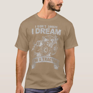 私は私はトラクター農家Dである夢を奪わないおもしろい Tシャツ