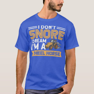 私は私はホイールホーストラクター農家 Tシャツ