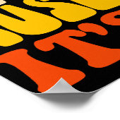 私は私は夫である私はgroovy おもしろい ポスター (角)