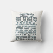 私は私までTowboater死にますです クッション (裏面)